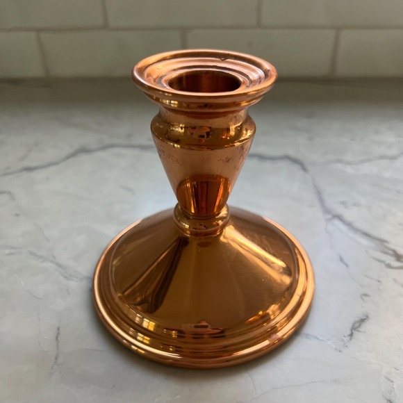 Vintage Coppersmith Guild Copper Candleholder - Picture 3 of 5